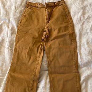 Cropped straight regular Everlane pants